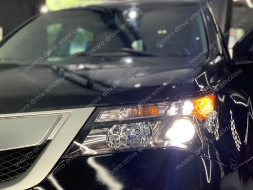 Установка LED линз Acura MDX 2012 г.в.