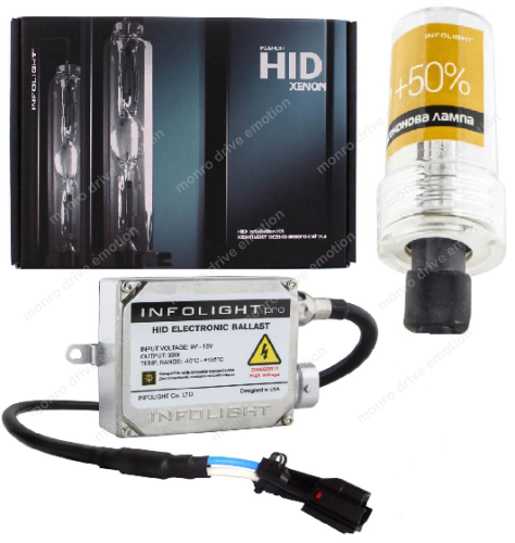 Комплект ксенонового света Infolight Pro CanBus HB3 4300K +50% 
