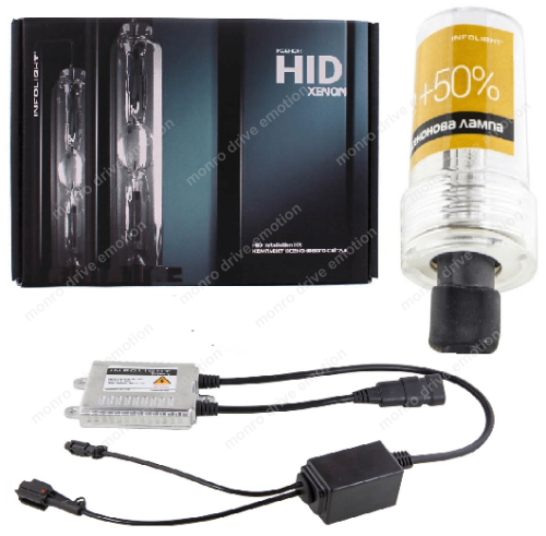 Комплект ксенонового світла Infolight Expert H8 H9 H11 6000K +50%