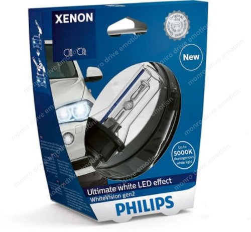 Лампа ксеноновая Philips D1S 85415WHVS1 WhiteVision gen2 5000K
