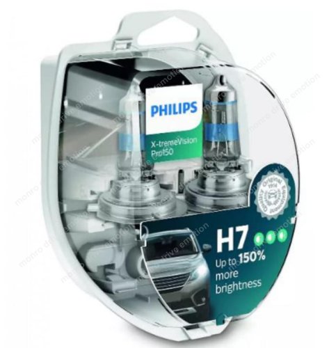 Лампа галогенная Philips H7 X-tremeVision Pro150 +150% 55W 12V 12972XVPS2
