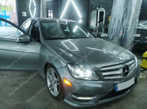 Установка камеры заднего вида Mercedes-Benz С 300 2013 г.в.