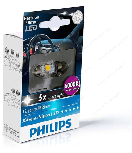 Лампа светодиодная Philips BlueVision 38mm (1шт)