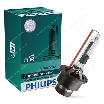 Ксеноновая лампа Philips D2R X-treme Vision +150% 85126 XV2 C1