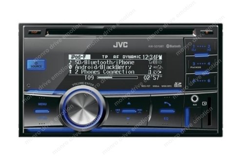 Автомагнітола JVC KW-SD70BTEYD 2DIN 