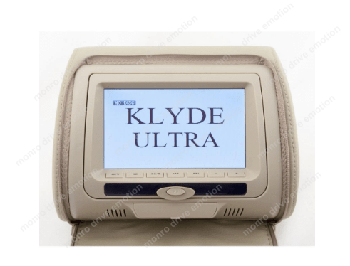 Подголовник с монитором и DVD-проигрывателем KLYDE Ultra 747 HD Beige (бежевый)