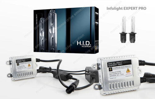 Комплект ксенонового світла Infolight Expert Pro + обманка H3 4300K 35W