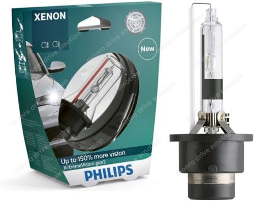 Ксеноновая лампа Philips D2R X-treme Vision +150% (1шт)