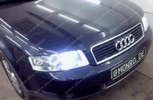 Установка ксенона на Audi A4