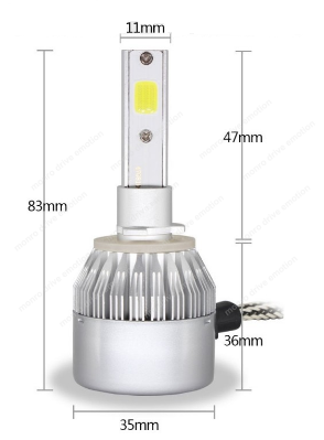 Лампи світлодіодні C6 H27  (2шт)