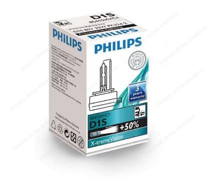 Ксеноновая лампа Philips D1S X-treme Vision (1 шт.)
