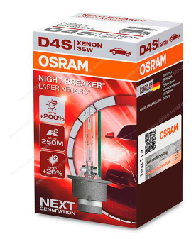 Ксенонова лампа Osram D4S 66440XNL Night Breaker Laser +200% (1 шт.)