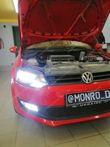 Установка светодиодных ламп Volkswagen Polo
