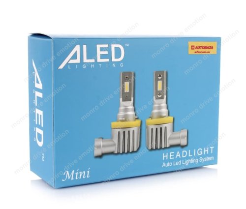 Лампы светодиодные ALed mini H3 6500K 13W H3 (2шт)
