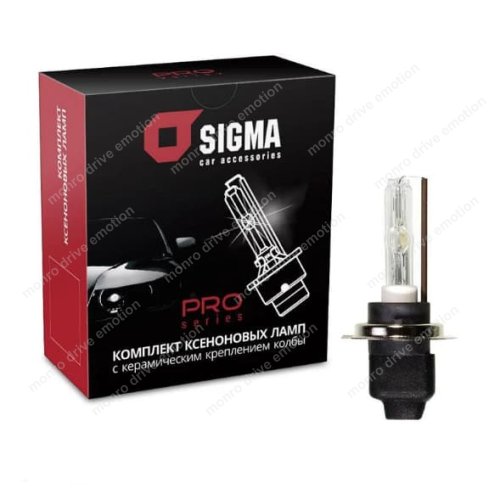 Біксенонова лампа Sigma PRO H4 H/L 6000K (2 шт.)