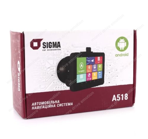 GPS навигатор Sigma A518 Android