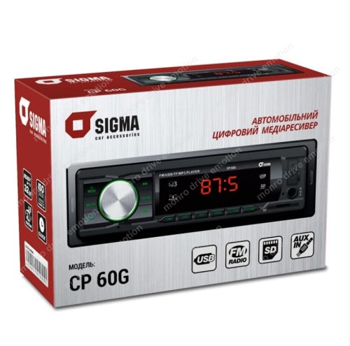 Автомагнітола Sigma CP-60G