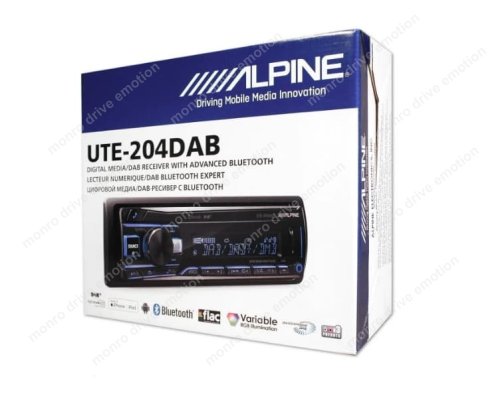 Автомагнитола  Alpine UTE-204DAB