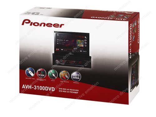 Автомагнітола Pioneer AVH-3100DVD  з 7" монітором