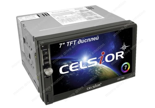 Автомагнітола Celsior CST-7005 з 7" монітором 2-DIN