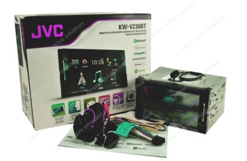 Автомагнітола JVC KW-V230BTQN  2-DIN