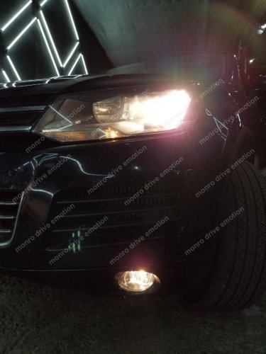 Встановлення LED противотуманок на Volkswagen Touareg 2017 г.в.