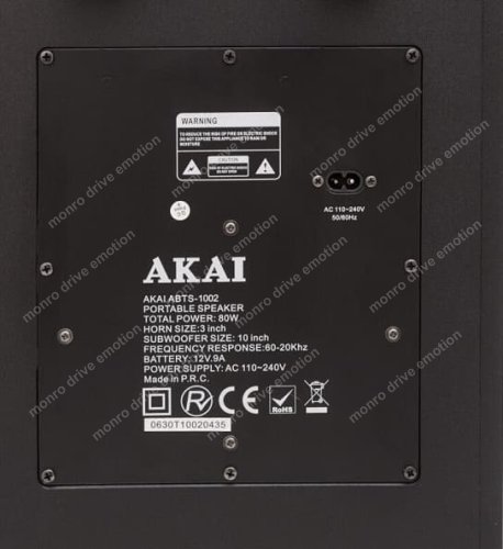 Портативная акустическая система AKAI ABTS-1002 
