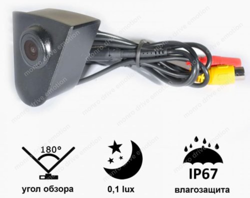 Камера переднего вида Prime-X С-8002W HONDA Accord, Civic, CRV, XRV
