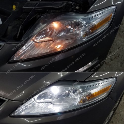 Установка LED ламп Ford Mondeo 2011