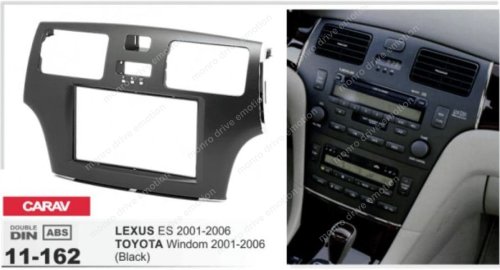 Рамка переходная CARAV 11-162 Toyota Windom 2001-2006 / Lexus ES 2001-2006 2 DIN
