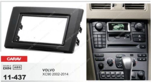 Рамка переходная CARAV 11-437 Volvo XC 90 (02+) 2 DIN