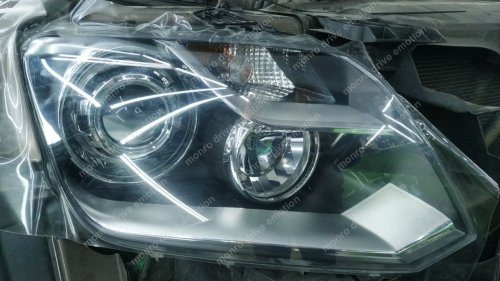  Установка LED линз  Volkswagen Amarok 2017 г.в.