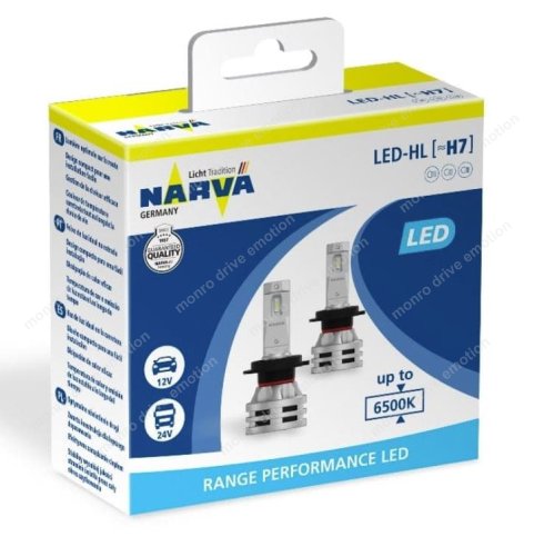 Лампы светодиодные Narva 18033 H7 RPL Range Performance (2 шт.)
