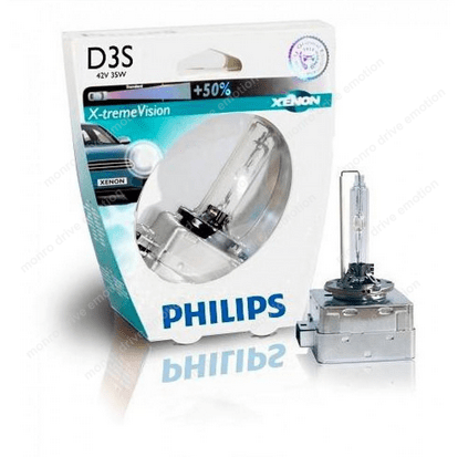 Ксеноновая лампа Philips D3S X-treme Vision 42403XV C1 35W +50% (1 шт.)