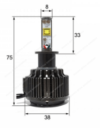 Лампы светодиодные Sho-Me H3 6000K 30W LED G1.1 (2 шт)