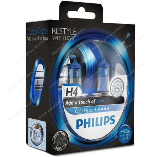 Лампа галогенная Philips ColorVision Blue series