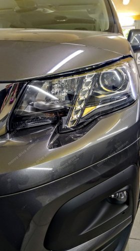 Встановлення Led ламп в Peugeot Rifter 2019 р