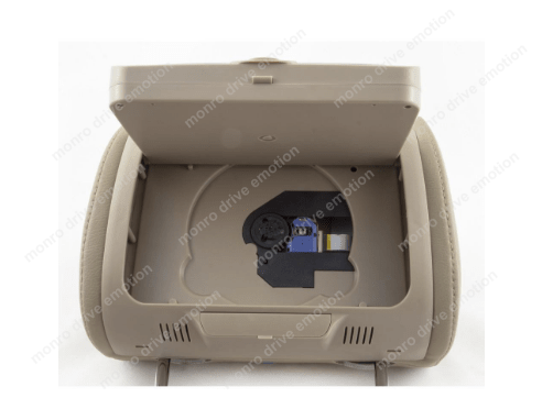 Подголовник с монитором и DVD-проигрывателем KLYDE Ultra 745 HD Beige (бежевый)