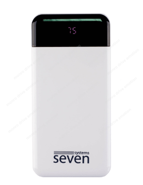 Зарядное устройство SEVEN P7 10000 mAh Type-C White