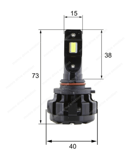 Светодиодные лампа Sho-Me G1.6 9005 30W (2шт) 