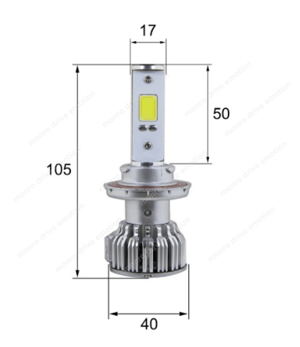 Светодиодные лампы Sho-Me G2.1 H13 6000K 40W (2шт) 